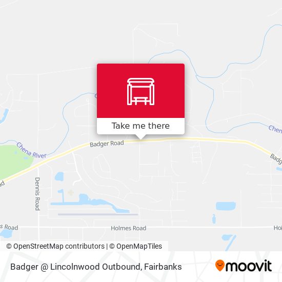 Badger @ Lincolnwood Outbound map