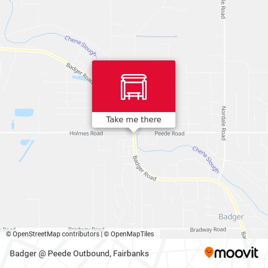 Badger @ Peede Outbound map