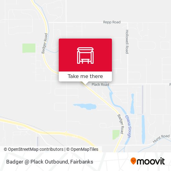 Badger @ Plack Outbound map