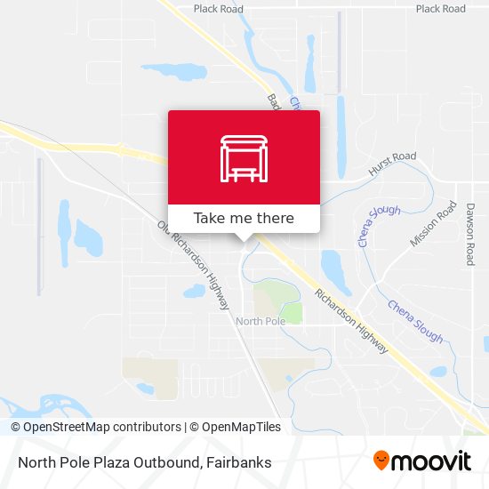 Mapa de North Pole Plaza Outbound