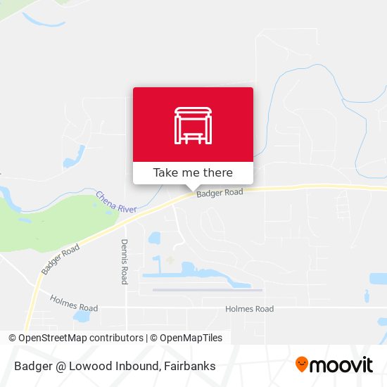 Badger @ Lowood Inbound map