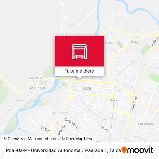 Mapa de Pdal-Ua-P - Universidad Autónoma / Paarada 1
