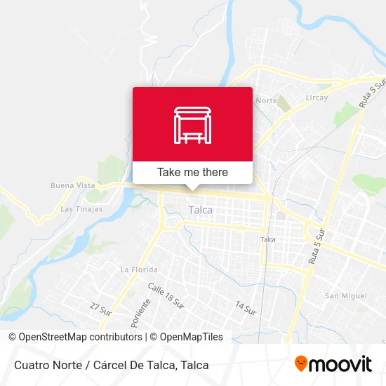 Mapa de Cuatro Norte / Cárcel De Talca