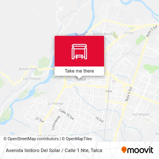 Mapa de Avenida Isidoro Del Solar / Calle 1 Nte