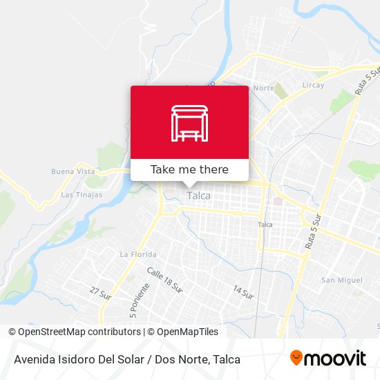 Avenida Isidoro Del Solar / Dos Norte map