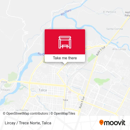 Mapa de Lircay / Trece Norte