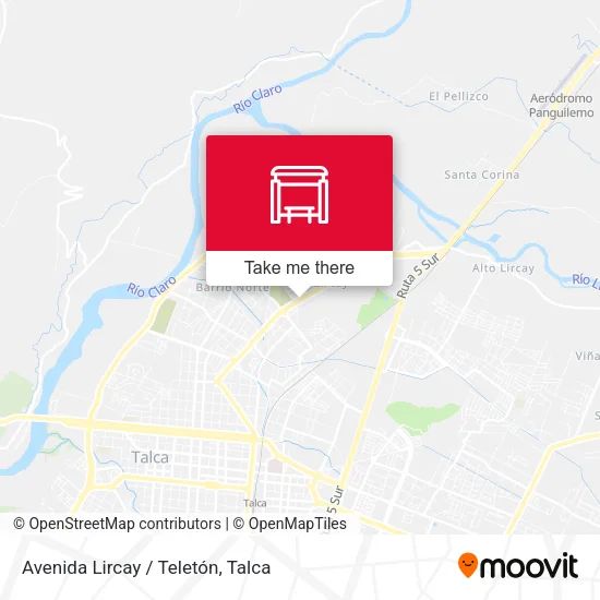 Mapa de Avenida Lircay / Teletón