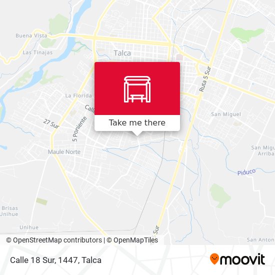 Mapa de Calle 18 Sur, 1447