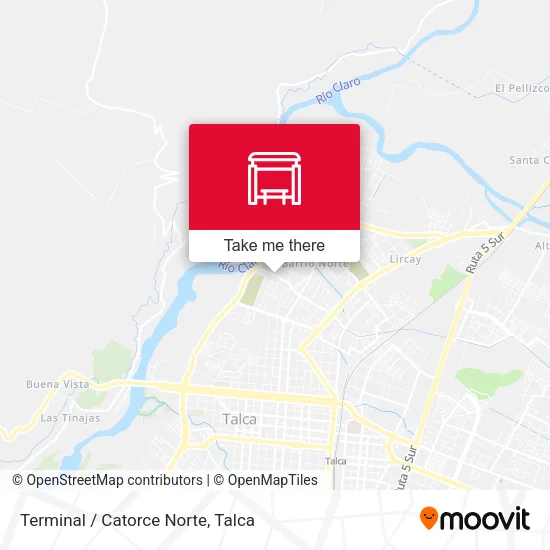 Mapa de Terminal  / Catorce Norte
