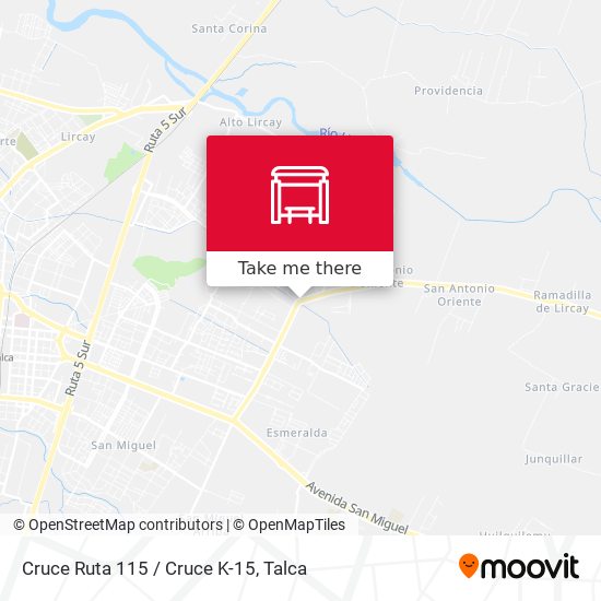 Cruce Ruta 115 / Cruce K-15 map