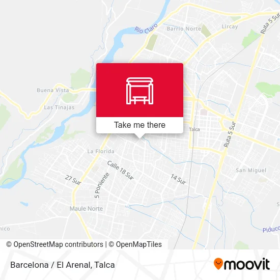 Barcelona / El Arenal map