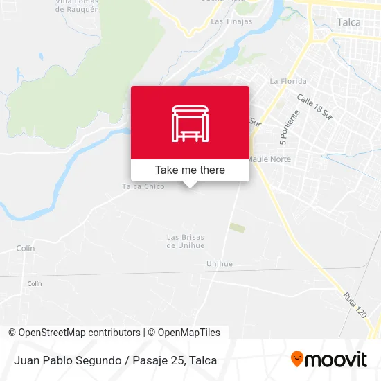 Mapa de Juan Pablo Segundo / Pasaje 25