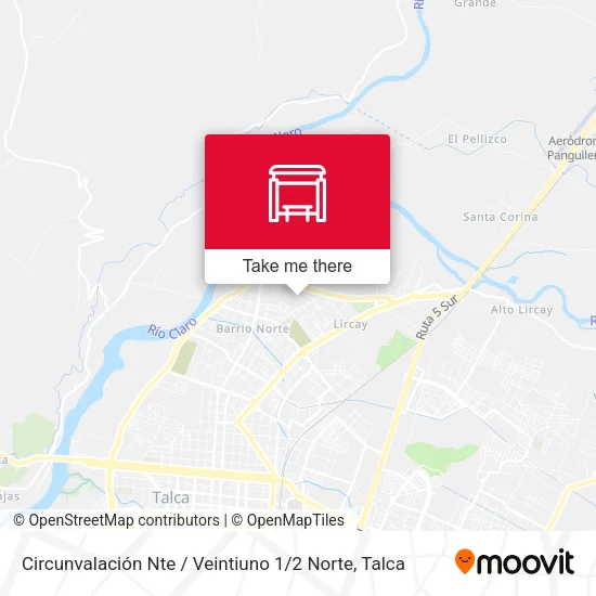 Mapa de Circunvalación Nte / Veintiuno 1 / 2 Norte