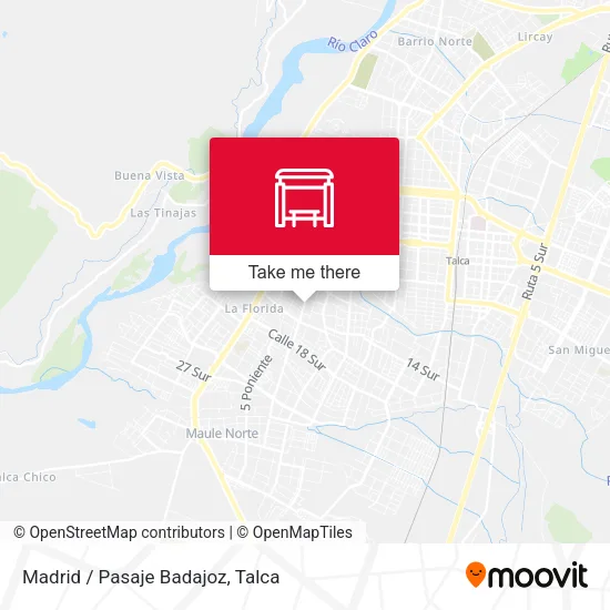 Madrid / Pasaje Badajoz map