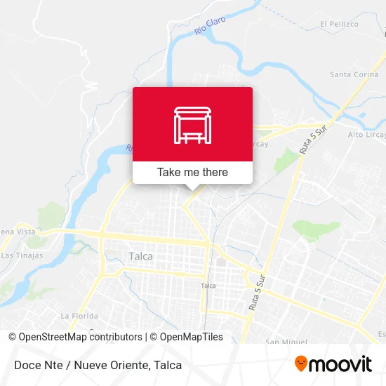 Mapa de Doce Nte / Nueve Oriente