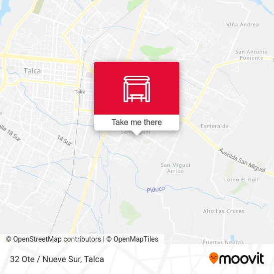Mapa de 32 Ote / Nueve Sur