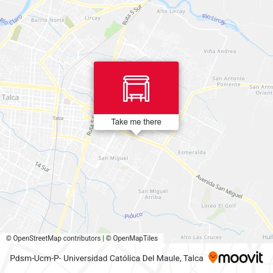 Mapa de Pdsm-Ucm-P- Universidad Católica Del Maule