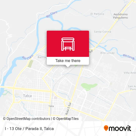 Mapa de I - 13 Ote / Parada II