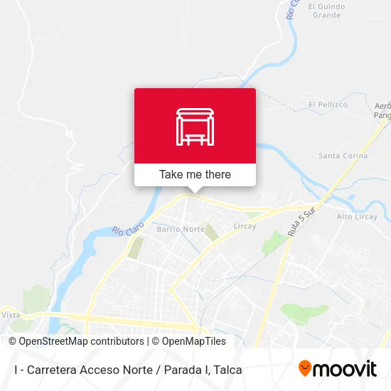 Mapa de I - Carretera Acceso Norte / Parada I