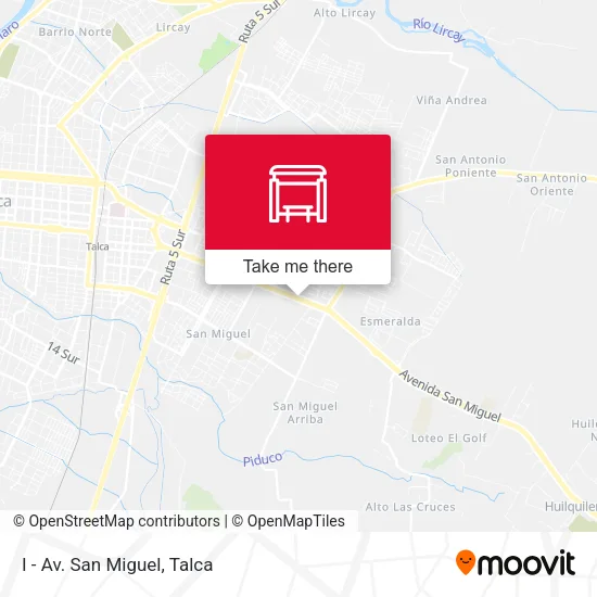 Mapa de I - Av. San Miguel