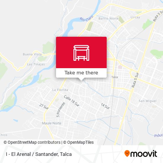 Mapa de I - El Arenal / Santander