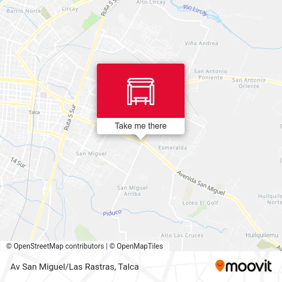 Mapa de Av San Miguel/Las Rastras