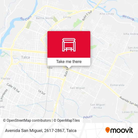 Mapa de Avenida San Miguel, 2617-2867