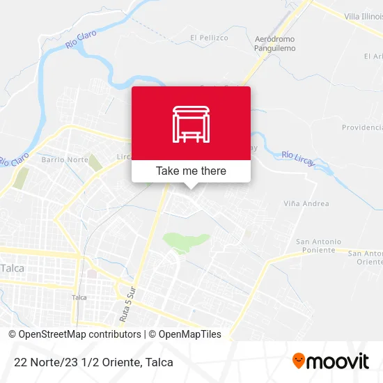 Mapa de 22 Norte/23 1/2 Oriente