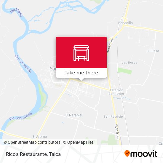 Rico's Restaurante map