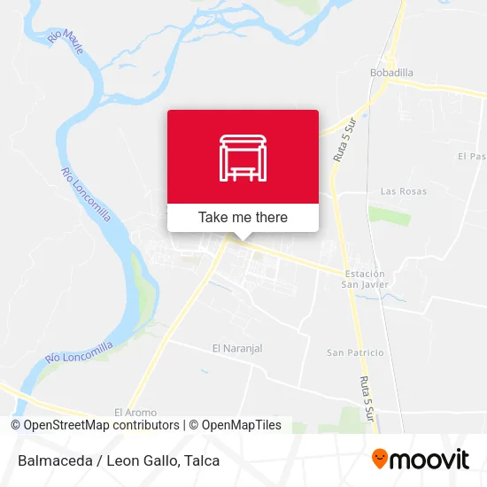 Mapa de Balmaceda / Leon Gallo