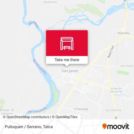 Pulluquen / Serrano map