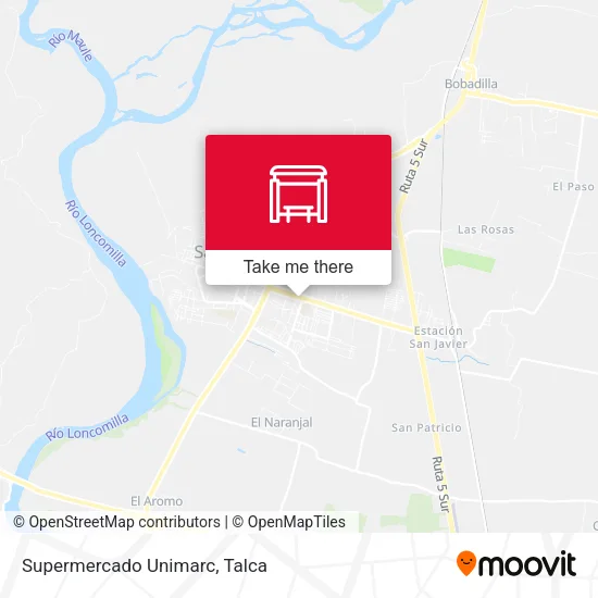 Mapa de Supermercado Unimarc