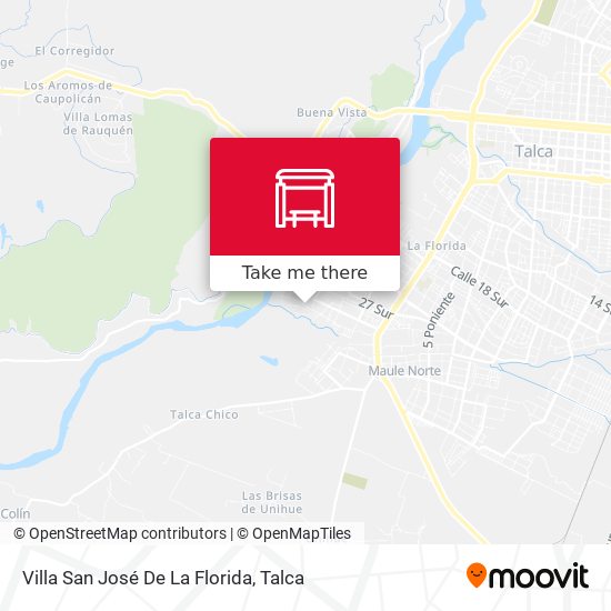 Villa San José De La Florida map