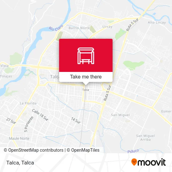 Mapa de Talca