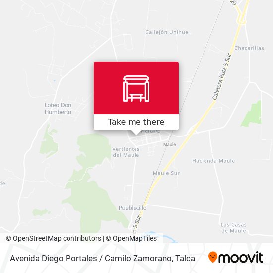 Avenida Diego Portales / Camilo Zamorano map