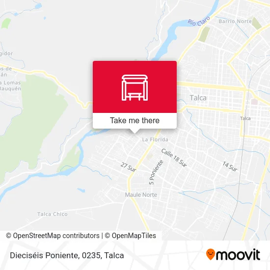 Mapa de Dieciséis Poniente, 0235