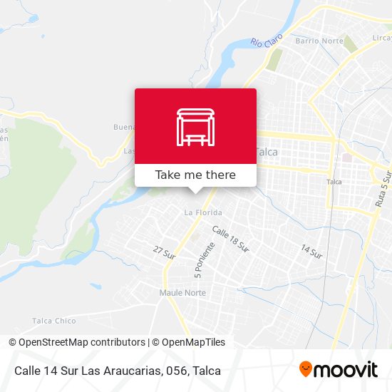 Mapa de Calle 14 Sur Las Araucarias, 056