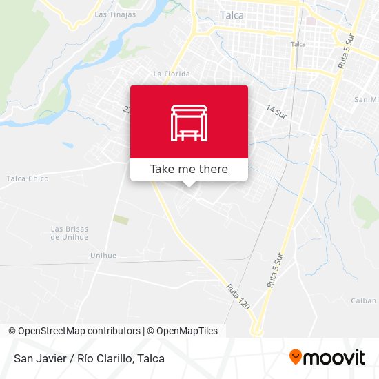 Mapa de San Javier / Río Clarillo