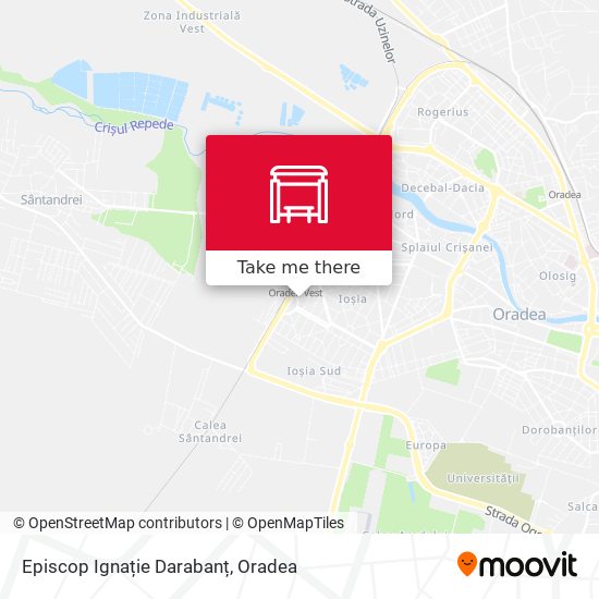Episcop Ignație Darabanț map