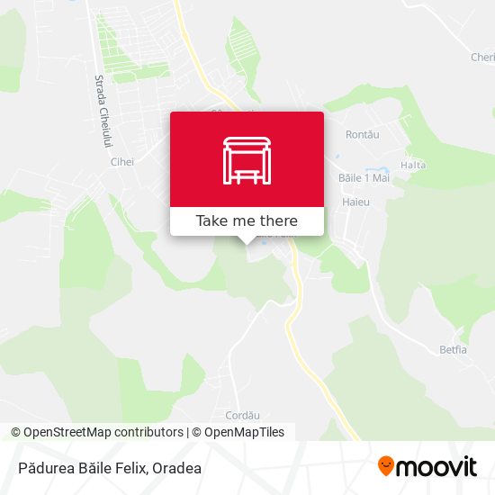 Pădurea Băile Felix map