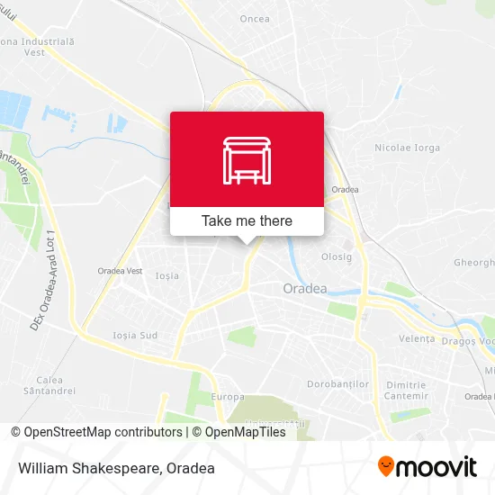 William Shakespeare map