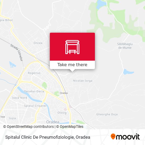 Spitalul Clinic De Pneumofiziologie map
