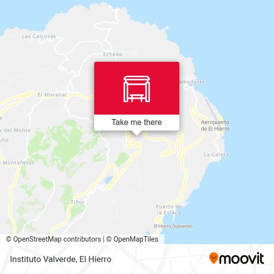 Instituto Valverde map