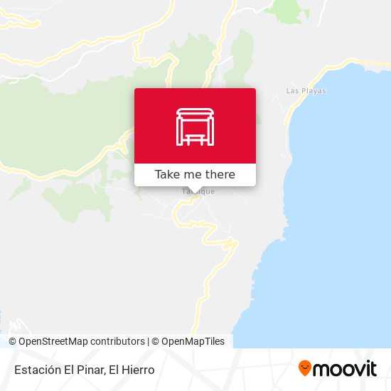 mapa Estación El Pinar