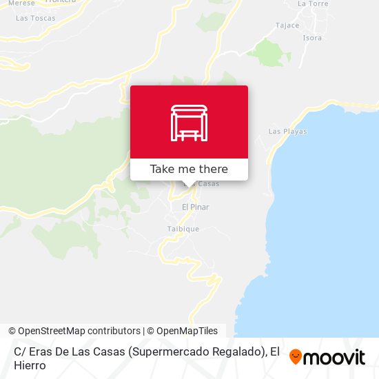 mapa C/ Eras De Las Casas (Supermercado Regalado)