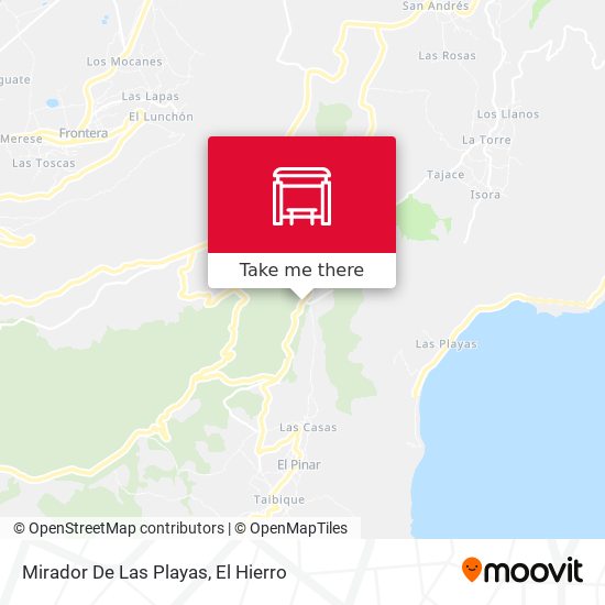 mapa Mirador De Las Playas