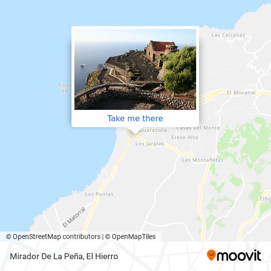 mapa Mirador De La Peña