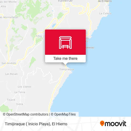 Timijiraque ( Inicio Playa) map