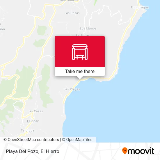 Playa Del Pozo map