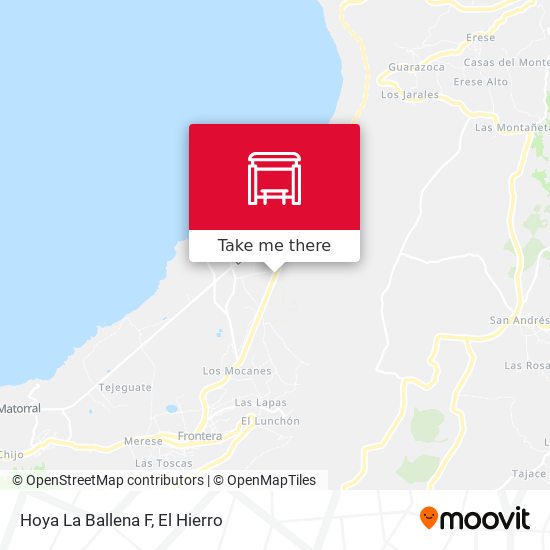 mapa Hoya La Ballena F